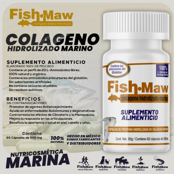Colágeno Hidrolizado Marino  |  Suplemento Alimenticio - Imagen 2